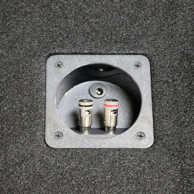 Alt view image 5 of 5 - QPower QLUXE Dual 8 Vented Subwoofer Box for GMC Crew Cab