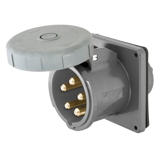 Alt view image 2 of 2 - Hubbell M5100B9R 100A 30Y 120/208V Inlet