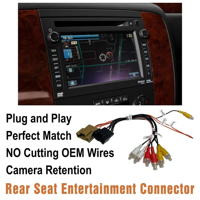 Alt view image 2 of 5 - Crux Cable for Retention of Rear Seat Entertainment in Select GMCHummer with LAN 29 Bit 08 14