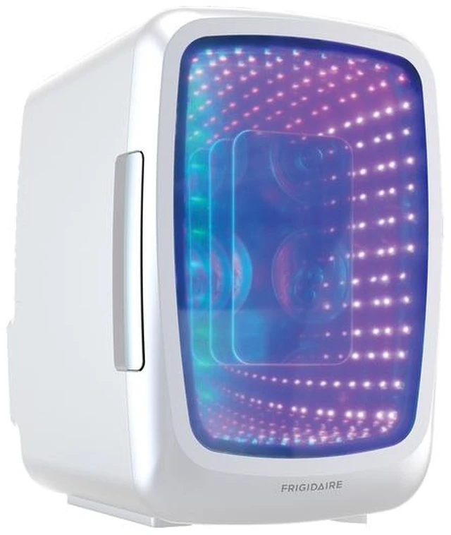 Main image of Frigidaire 6Can Retro Gaming Lightup Portable Beverage Mini Fridge White