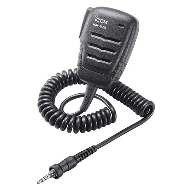 Alt view image 7 of 7 - Icom HM228 Compact Waterproof Speaker Microphone