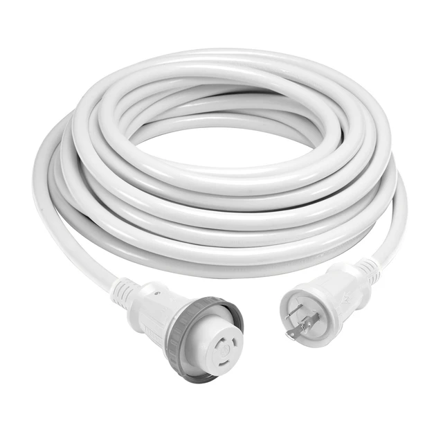 Alt view image 2 of 2 - HUBBELL HBL61CM03WLED 30 AMP - 25 FOOT CORDSET WITH LED WHITE