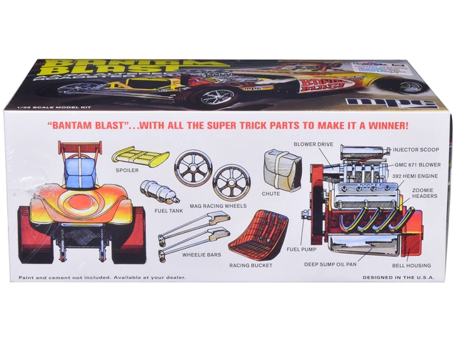 Alt view image 6 of 8 - Skill 2 Model Kit 1981 Jeep CJ5 Golden Hawk 1/25 Scale Model by MPC