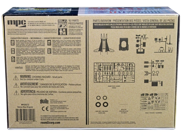 Alt view image 8 of 8 - Skill 2 Model Kit 1981 Jeep CJ5 Golden Hawk 1/25 Scale Model by MPC