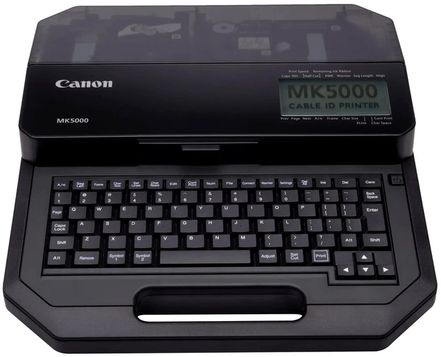 Alt view image 3 of 3 - Canon MK5000 Cable & Wire Marker Printer
