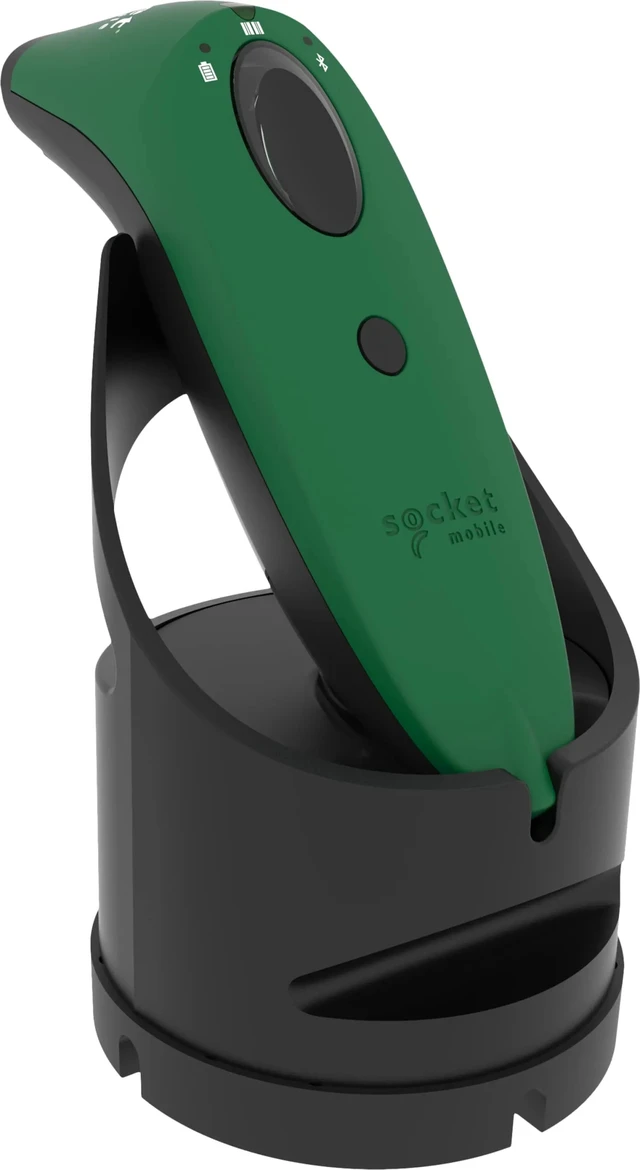 Alt view image 2 of 2 - SocketScan S720 General Purpose Barcode Reader, Green & Black Dock CX3986-3043
