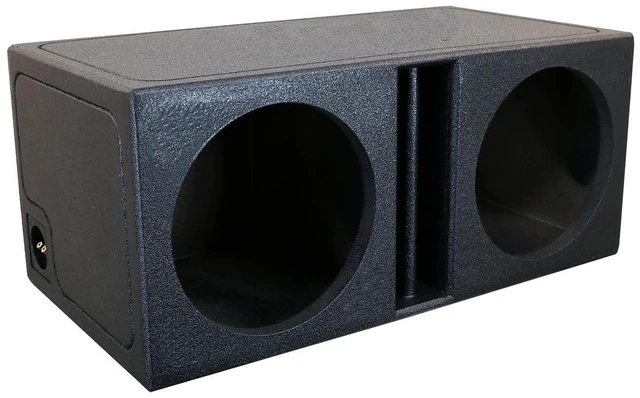 Main image of ATrend Dual 10 Slammer SlotPort Vented Woofer Enclosure Bedliner Finish