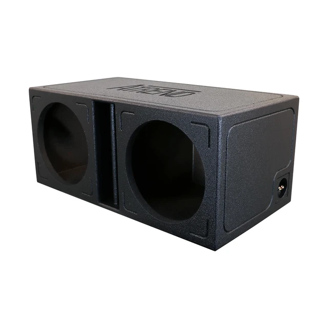 Alt view image 3 of 5 - ATrend Dual 10 Slammer SlotPort Vented Woofer Enclosure Bedliner Finish