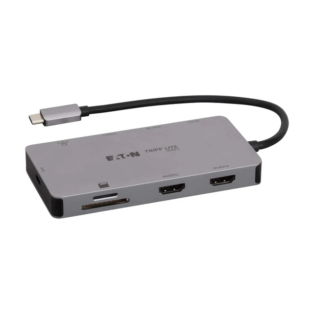 Alt view image 8 of 8 - Tripp Lite series U442-DOCK8G-GG2 Docking Station - for Notebook, Smartphone, Tablet PC, Monitor, Desktop PC, HDTV, Printer, Workstation, Card Reader, Flash Drive, Keyboard, ... - Charging Capability