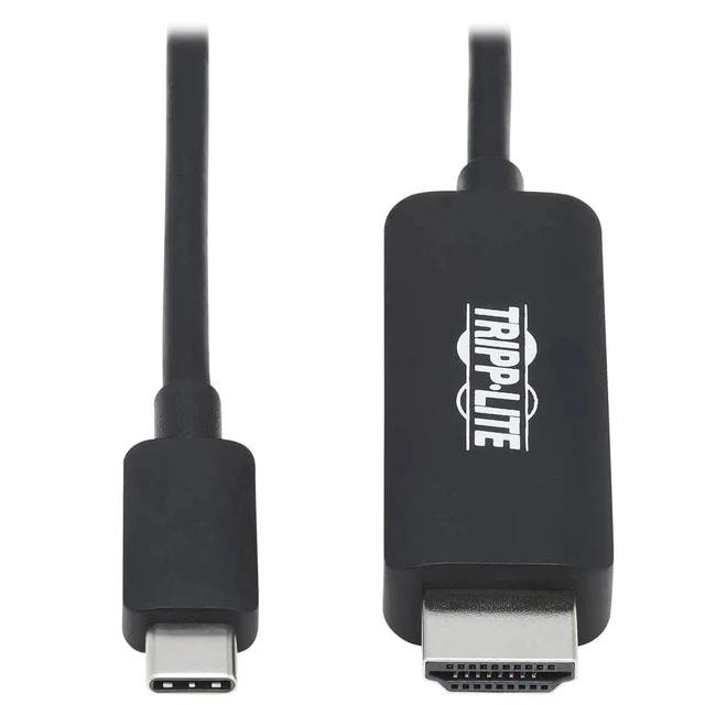 Alt view image 7 of 7 - Tripp Lite U444-006-HBE USB-C to HDMI Adapter Cable M/M Black 6 ft. U444006HBE