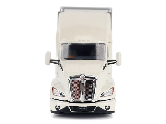Alt view image 4 of 5 - DieCast Masters Kenworth T680 NextGen 76 HighRoof Sleeper Tandem Tractor White with Great Dane Champion 53ft Dry Cargo Trailer Transport Series 150 Diecast Model by Diecast Masters