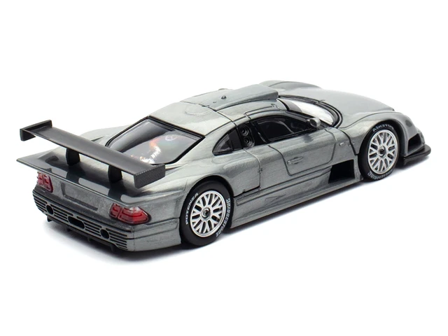 Alt view image 5 of 5 - Pop Race MercedesBenz CLK GTR Raw Metal 164 Diecast Model Car by Pop Race