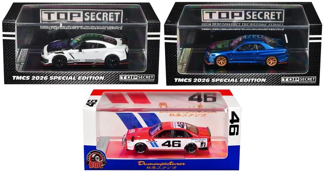 Main image of BM Creations The Model Car Show TMCS Malaysia 2026 Set of 3 Pieces Limited Edition to 680 pieces Worldwide 164 Diecast Model Cars by BM Creations