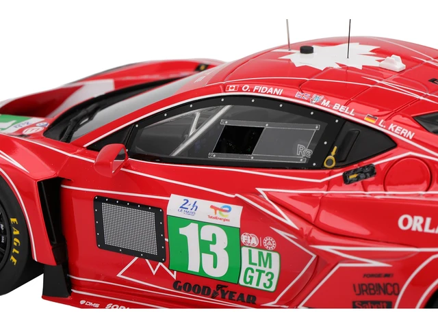 Alt view image 8 of 11 - Chevrolet Corvette Z06 GT3.R #13 "AWA Racing" "24 Hours of Le Mans" (2025) 1/18 Model Car by Top Speed