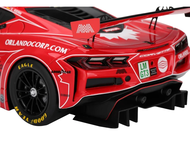 Alt view image 11 of 11 - Chevrolet Corvette Z06 GT3.R #13 "AWA Racing" "24 Hours of Le Mans" (2025) 1/18 Model Car by Top Speed