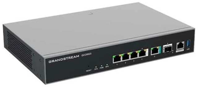 Main image of Grandstream GCC6020 Built-in IPPBX (50 Users, 16 Concurrent Calls) + enterprise-grade firewall + VPN Router + 1 x 2.5 Gb, 1 x 10 Gig SFP+, 4 x GigE Network Switch