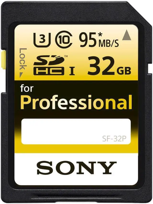 Alt view image 8 of 12 - Sony 32GB Professional Class 10 UHS-I U3 SDHC Memory Card #SF-32P/T1