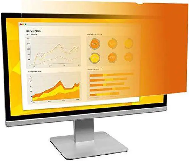 Alt view image 18 of 20 - 3M - OPTICAL SYSTEMS DIVISION GF230W9B GOLD PRIVACY FILTER FOR 23IN WS