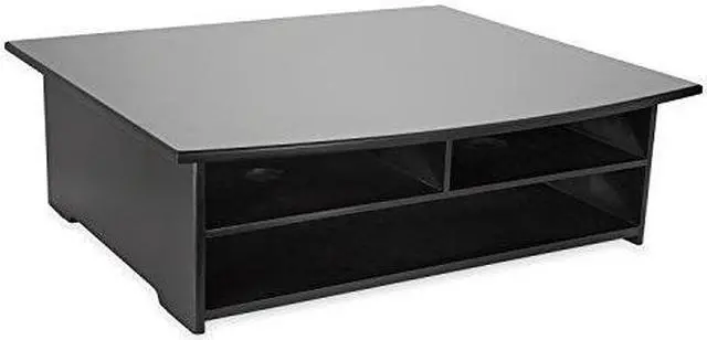 Alt view image 2 of 3 - Dymo Rolodex 82431 Wood Tones Printer Stand, 21W X 18D, Black