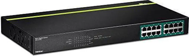 Alt view image 2 of 7 - TRENDNET - BUSINESS CLASS TPE-TG160G 16-PORT GIGABIT POE PLUS SWITCH