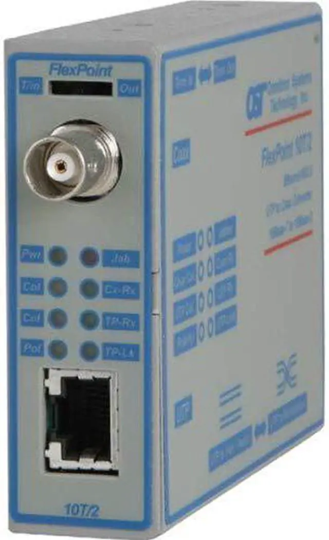 Alt view image 2 of 3 - Omnitron FlexPoint 10T/2 Media Converter