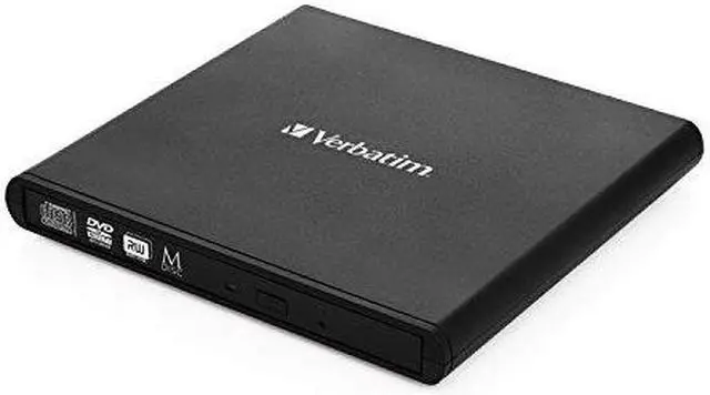 Alt view image 5 of 20 - Verbatim USB External Slimline CD/DVD Writer Model 98938