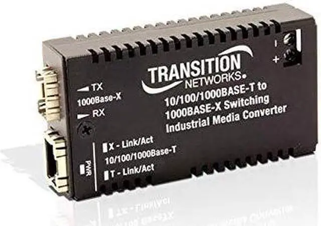 Alt view image 3 of 6 - Transition Networks Hardened Mini 10/100/1000 Bridging Media Converter