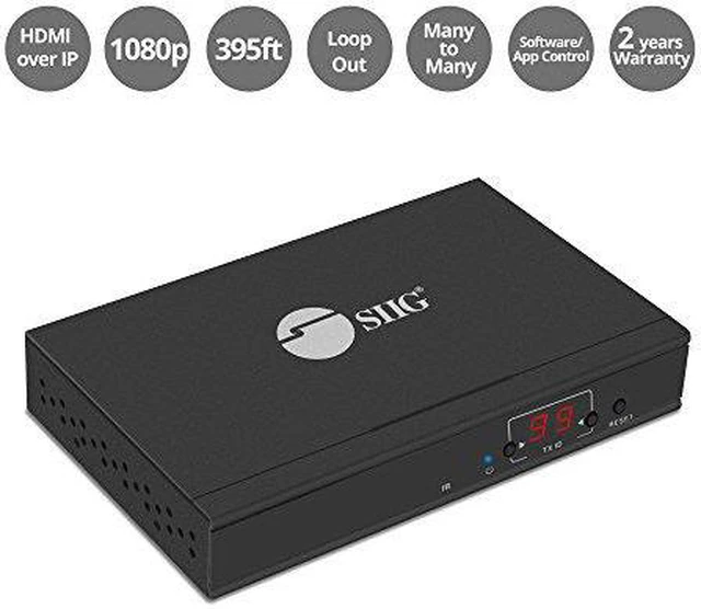Alt view image 8 of 15 - HDMI OVER IP EXTENDER W/ IR