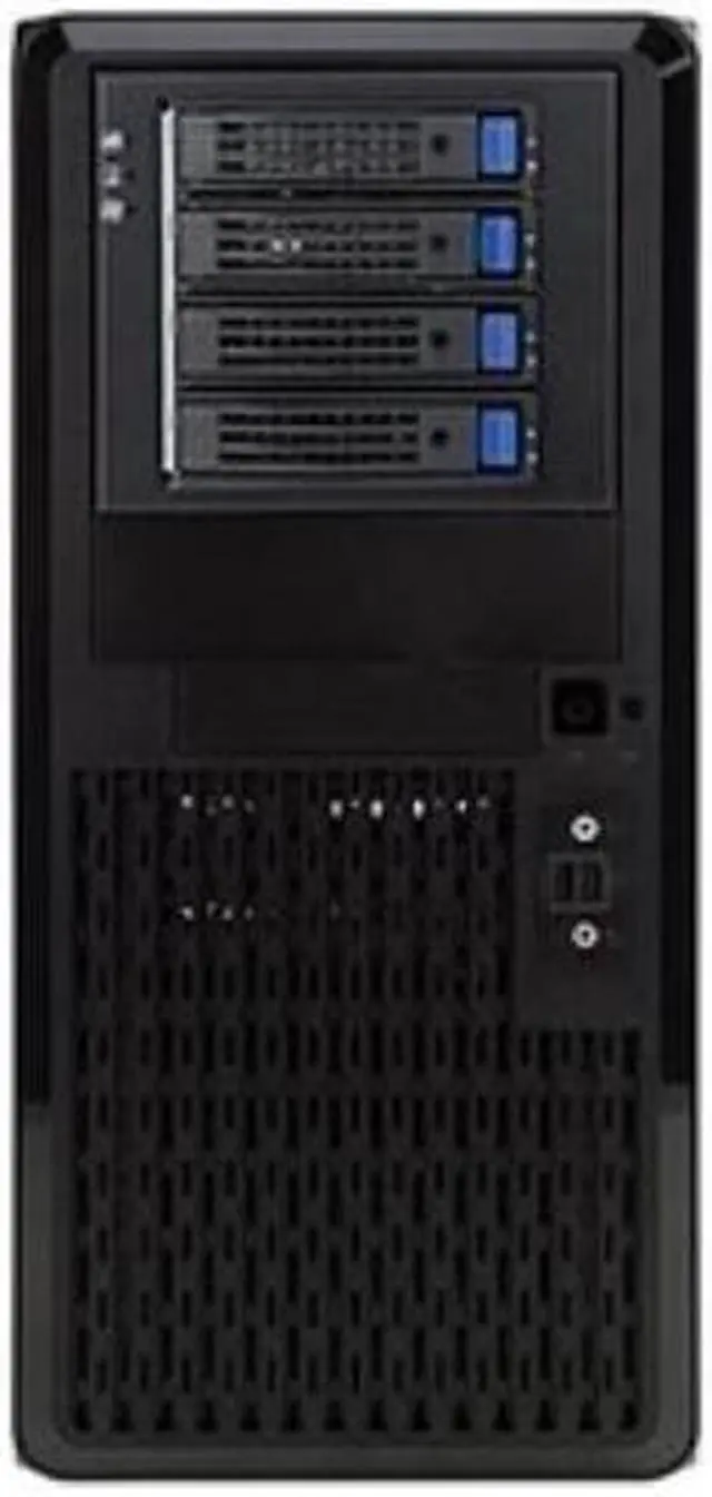 Alt view image 3 of 11 - IN WIN IW-PE689.U3 Entry Pedestal Atx Mid Tower case 4/1/(5) Bays USB 3.0 Audio Black No Power Supply Audio