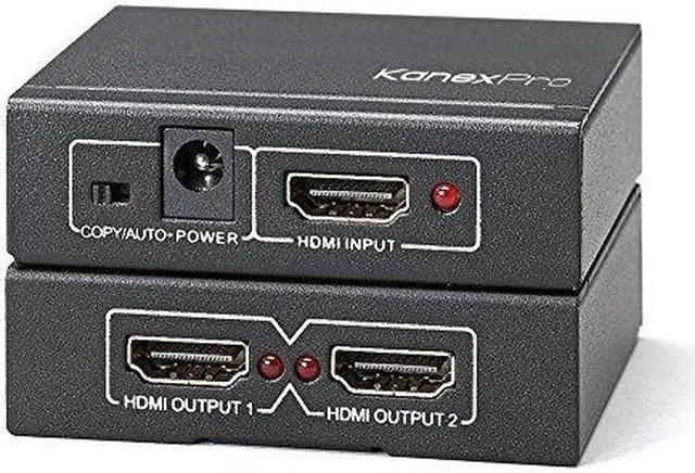Alt view image 4 of 8 - KanexPro 4K HDMI 2-Port Splitter SPHD1X24K
