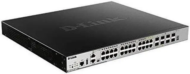 Alt view image 2 of 12 - D-LINK BUSINESS PRODUCTS SOLUTIONS DGS-3630-28PC/SI 24PORT MANAGED L3 POE SWITCH