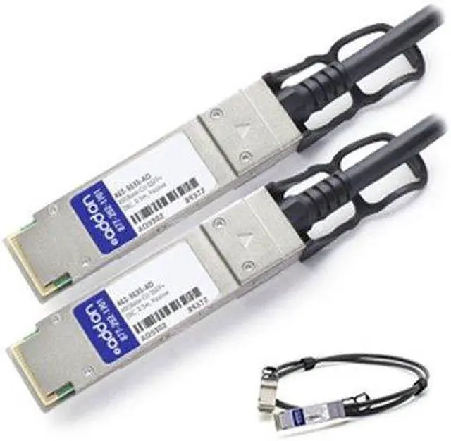 Alt view image 5 of 5 - AddOn Dell 462-3635 Compatible TAA Compliant 40GBase-CU QSFP+ to QSFP+ Direct Attach Cable (Passive