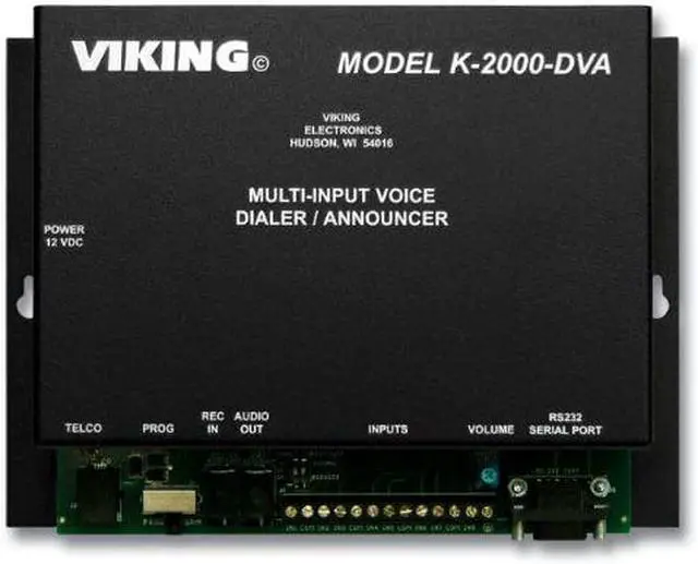 Alt view image 3 of 5 - VIKING K-2000-DVA MULTI-INPUT VOICE DIALER/ANNOU