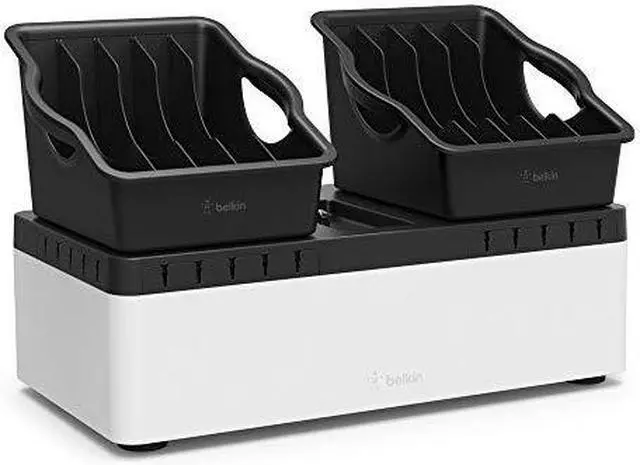 Alt view image 3 of 12 - Belkin Store and Charge Go with Portable Trays (USB Compatible)