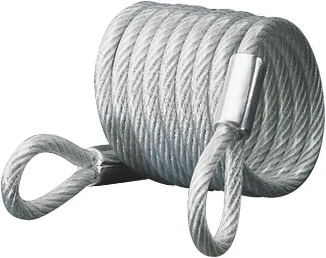 Main image of MASTER LOCK 65D Security Cable,Self Coiling,6 ft,Steel