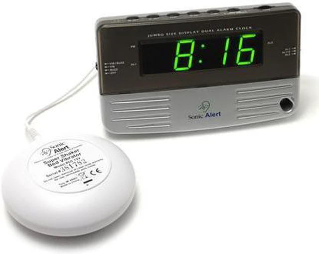 Alt view image 5 of 6 - SONIC BOMB SB200SSEU ALARM CLOCK W/ BED SHAKER