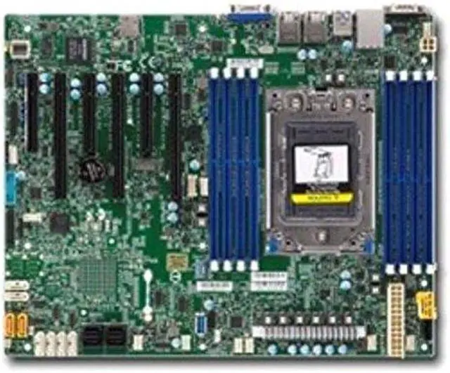 Alt view image 3 of 14 - SuperMicro MBD+H11SSL-i-B ATX Server Motherboard EPYC 7000-series - Bulk packaging -