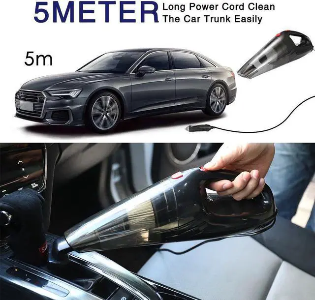 Alt view image 6 of 6 - Portable Dual Use Auto Handheld Super Suction Vacuum Cleaner Cleaning Machine for Car