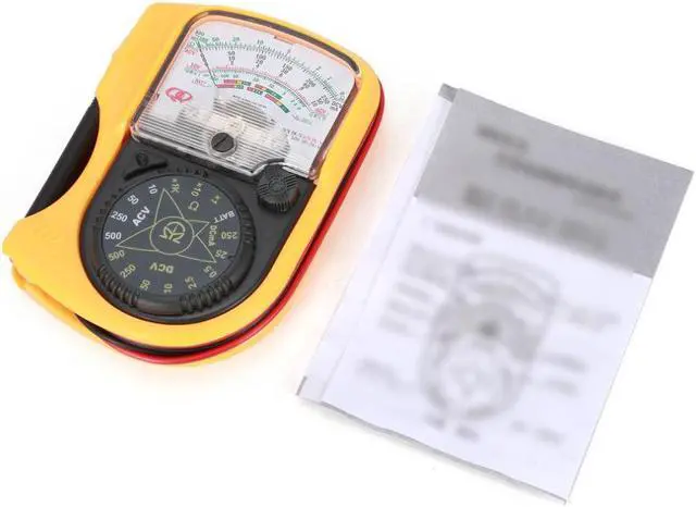 Alt view image 4 of 7 - QQ2.0 Hand-hold Pocket Pointer Analog Multimeter AC/DC Voltmeter Mechanical Ammeter Current Voltage Resistence Tester Meter