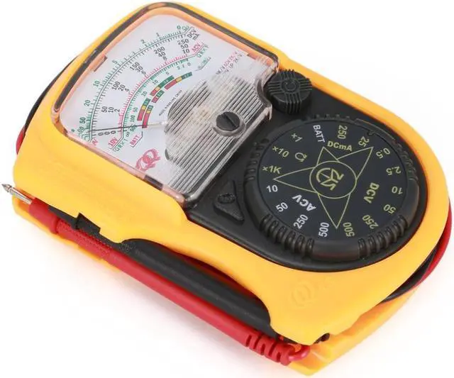 Alt view image 6 of 7 - QQ2.0 Hand-hold Pocket Pointer Analog Multimeter AC/DC Voltmeter Mechanical Ammeter Current Voltage Resistence Tester Meter