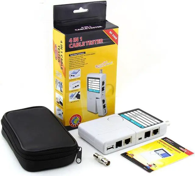 Alt view image 5 of 7 - NF-3368 4 In 1 Multifnctional Network Cable Tester LAN Network Cable Tester RJ11 Wire Tracker Diagnose Tone Tracer