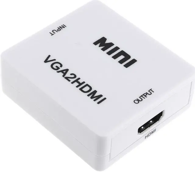 Alt view image 4 of 6 - HD VGA to HDMI Converter with 1080P Conversion Head Support Computer Connected TV Projector with Audio