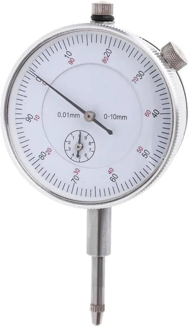 Alt view image 4 of 5 - Precision 0.01mm Dial Indicator Gauge 0-10mm Meter Precise 0.01mm Resolution Indicator Gauge Mesure Instrument Tool Dial Gauge