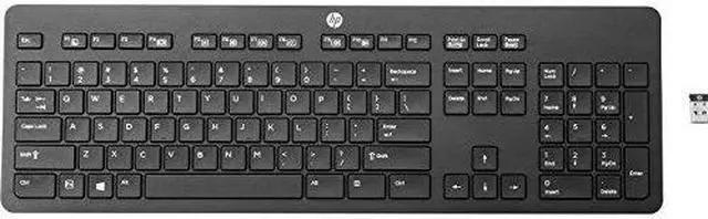 Alt view image 6 of 11 - HP Link-5 T6U20UT#ABA Black USB RF Wireless Standard Keyboards