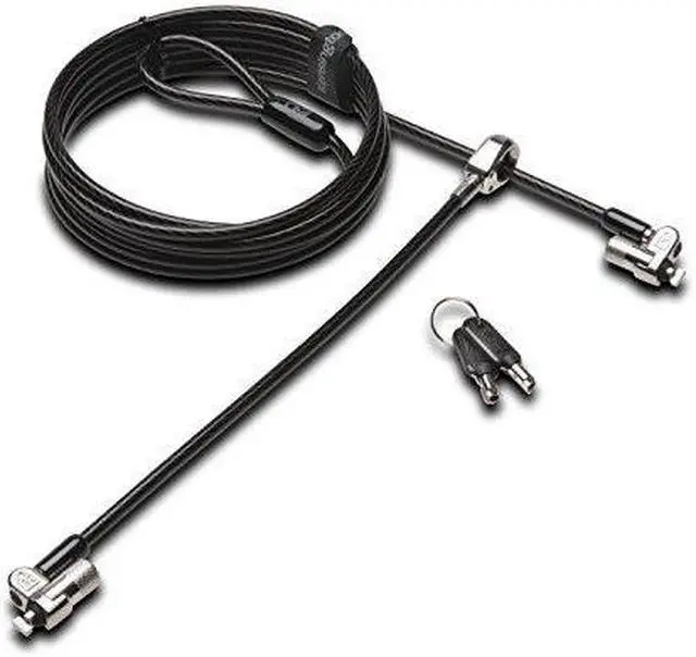 Alt view image 4 of 20 - Kensington Microsaver 2.0 Keyed Twin Laptop Lock