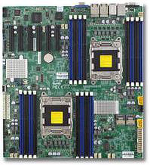 Alt view image 2 of 8 - SUPERMICRO X9DRD-7LN4F-B Supermicro X9DRD-7LN4F-B Dual LGA2011 Intel C602J DDR3 SATA3 and SAS V and 4GbE EATX Server Motherboard