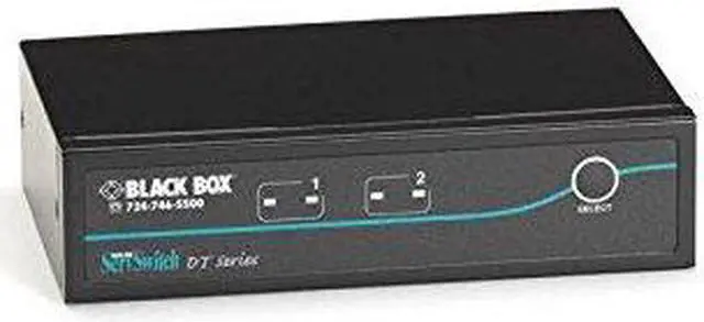 Alt view image 3 of 13 - Black Box Servswitch Dt Dvi 2-port With Emulated U