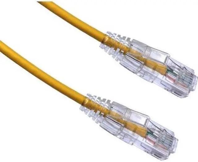 Alt view image 2 of 5 - Axiom C6ABFSB-Y100-AX Bendnflex - Patch Cable - Rj-45 (M) To Rj-45 (M) - 100 Ft - Foiled Unshielded Twisted Pair (F/Utp) - Cat 6A - Snagless, Stranded - Yellow