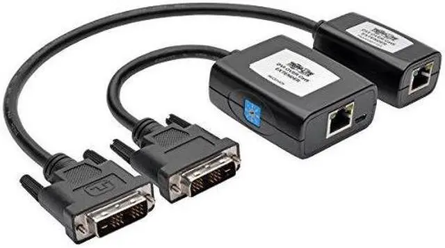 Alt view image 9 of 16 - Tripp Lite DVI over Cat5/6 Active Extender Kit, Transmitter & Receiver for Video, 1080p @ 60 Hz, Up to 125-ft., TAA (B140-101X-U)