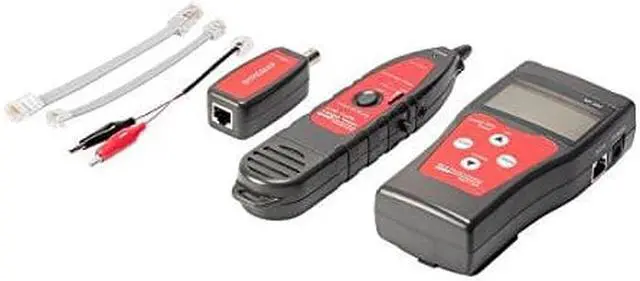 Alt view image 7 of 12 - Monoprice Professional Coaxial, RJ-45, RJ-11/12, BNC, and USB Multifunction Tester with LCD Display